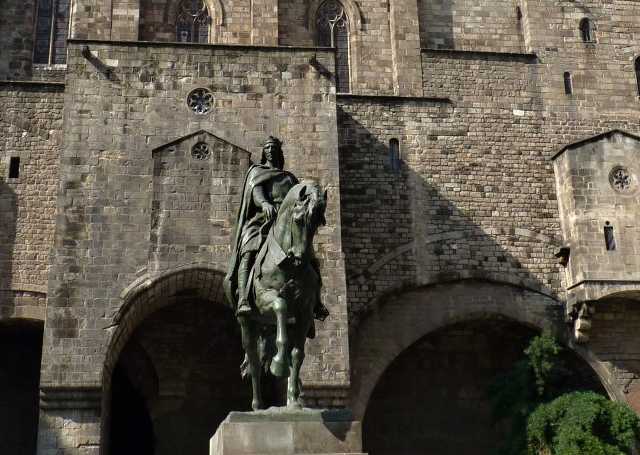 Конная статуя Рамона Беренгера III (Барселона, 2016 г.)